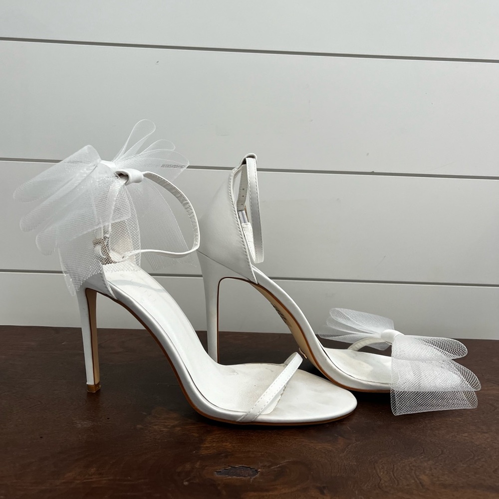 Jimmy Choo Bridal Bow Heels Look Alike from Bellini — Worn once for a shower.